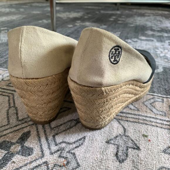 Tory Burch Wedges Filipia Espadrille Size 38 - Picture 3 of 4